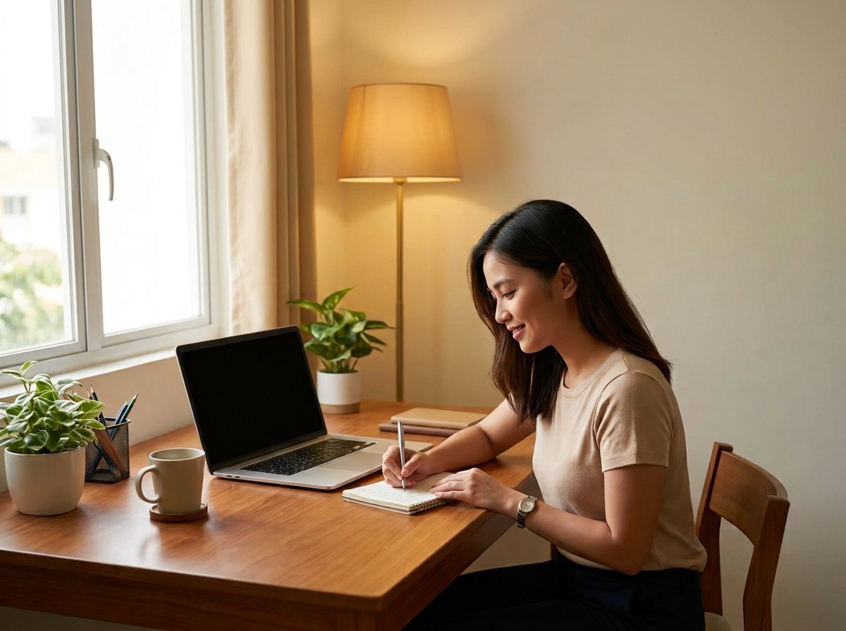 Learner starting remote professional training at home — Alpha Academy